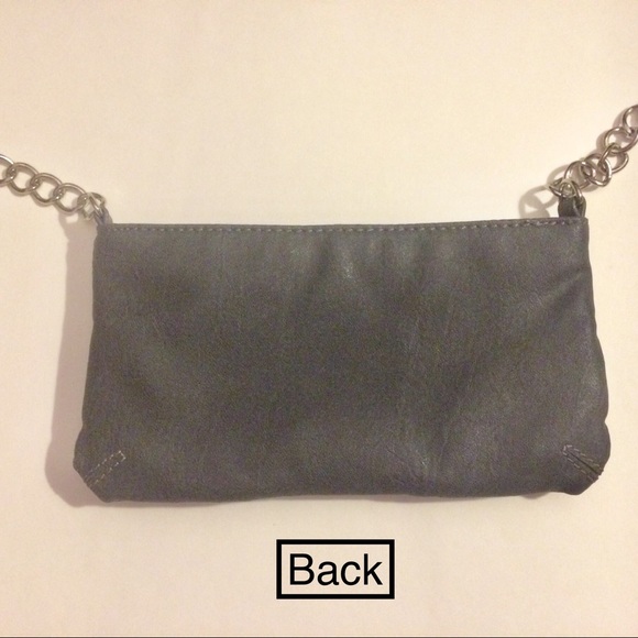 Charcoal gray Nine West mini cross-body purse - Picture 3 of 6